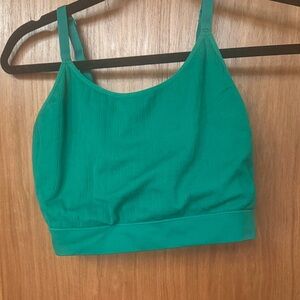 Auden Teal Ribbed Bralette